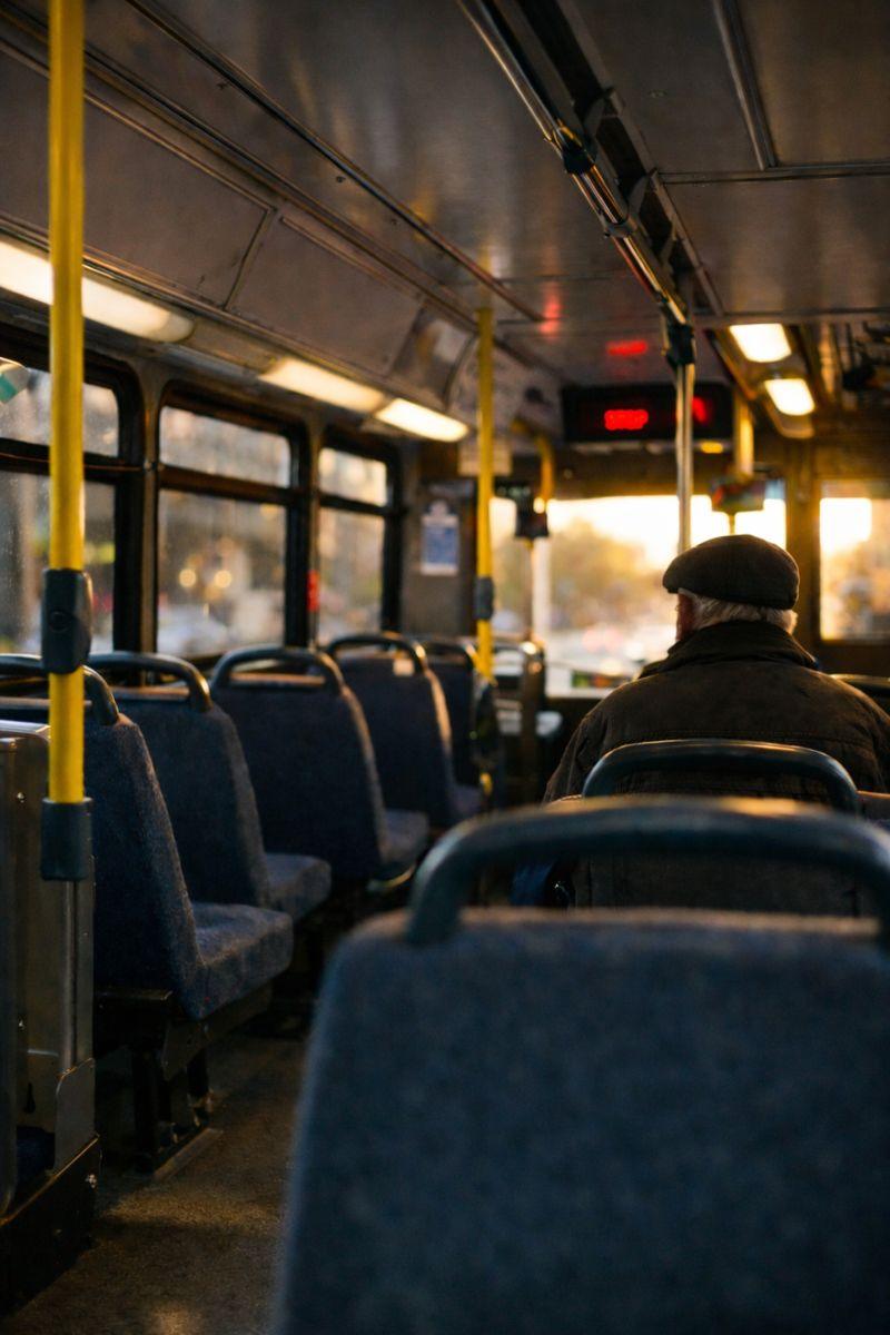 the man on the bus